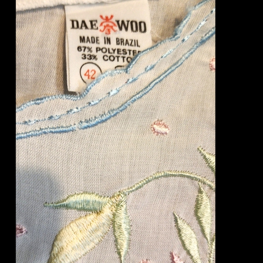 🌸Vintage 70s Cotton Top - Picture 8 of 12